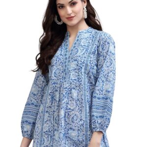 Women's Floral Printed Cotton Top