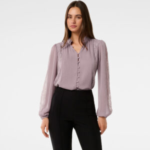 Lune Lace Splice Blouse
