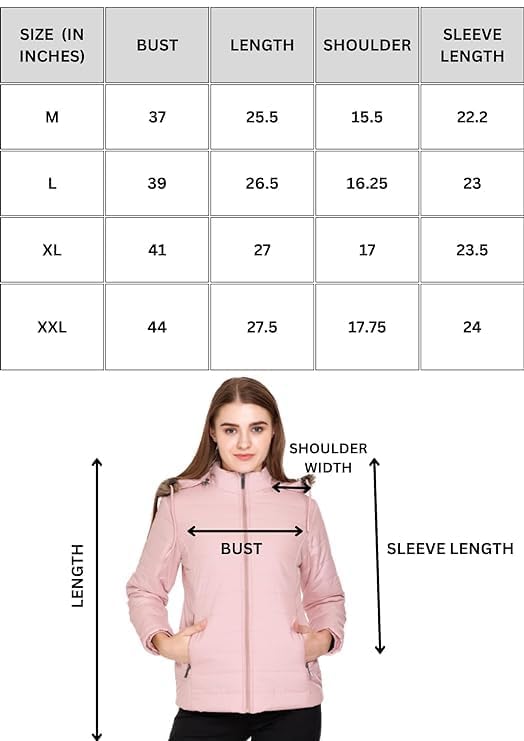 RARE TIMES Women’s Stylish Solid Full Sleeves Jacket | Winter Wear Quilted Jacket for Travelling | Regulaer Fit Puffer Jacket For Women - Image 2