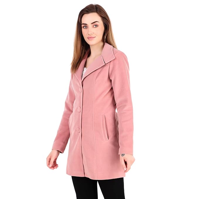 Leather Retail Long Winter Wear Velvet Jacket For Women - Image 6