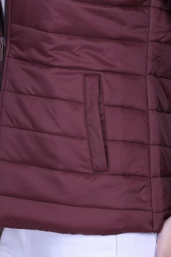 RARE TIMES Winter Jacket For Woman, Puffer Jacket, Quilted Jacket, Coat Winter Wear For Women,Air resistance Jacket, Zip Closure (Pack of 1) - Image 6