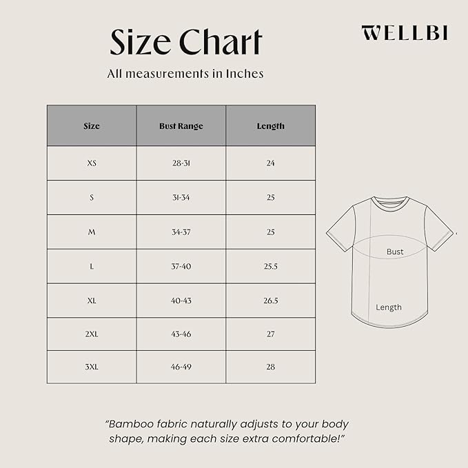 Wellbi Bamboo Women’s Tshirt – Ultra-Soft, Breathable & Sustainable - Image 2