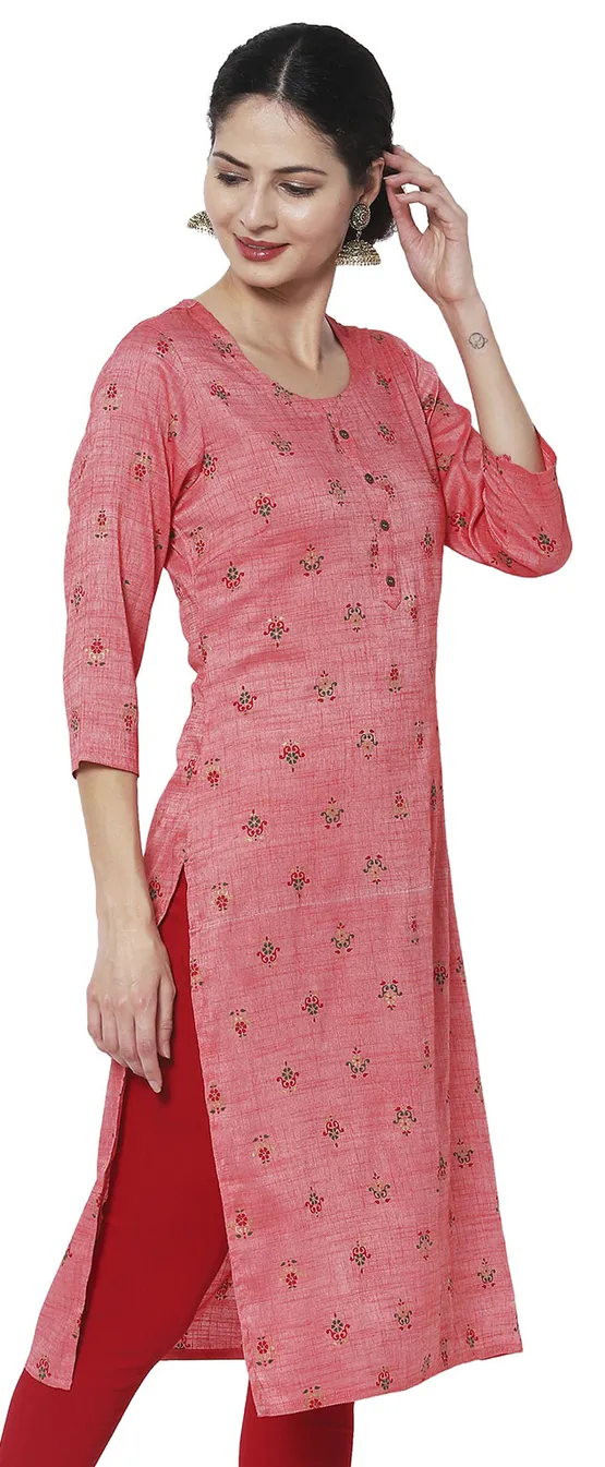 Women’s Cotton Blend Straight Kurta - Image 3